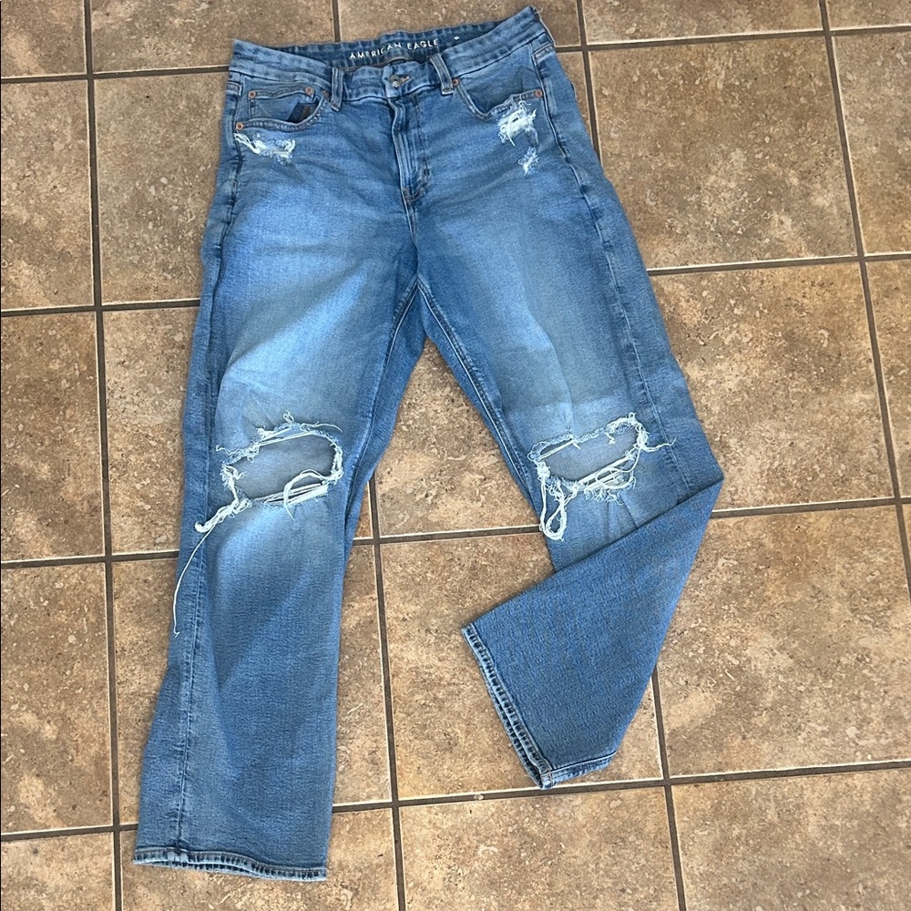 American Eagle Outfitters Women’s Curvy Straight Leg Size 8 Jeans